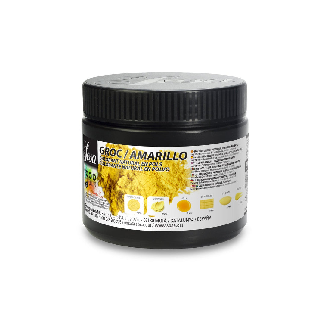 SOSA Natural Yellow Food Colouring Powder - 200g