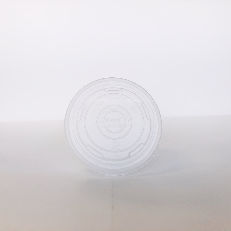 12-32 oz. Large Soup Cup Lid PLA 500cs BPI