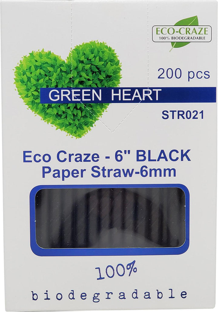 Value+ - 6" White Plastic Straw - Sharp End - 6 mm