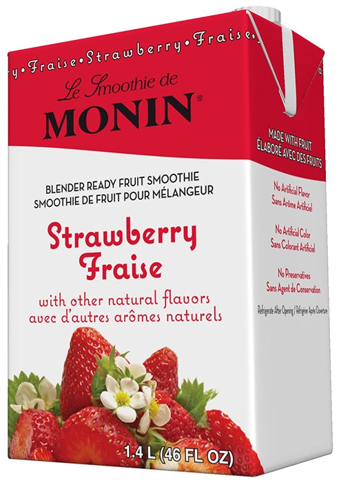 Strawberry Fruit Smoothie Mix - Monin Canada - 6 x 46 oz