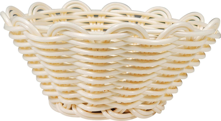 Bread Basket - Beige - 16cm/6.3" Dia - JD2171