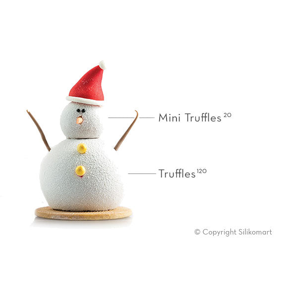 SILIKOMART Truffles 120 (Silicone Mould) - Canadian Distribution - Ships Free Within Canada on Orders Above CAD $199