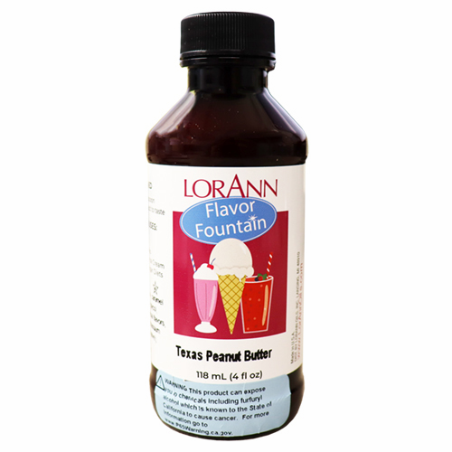 Texas Peanut Butter Flavor - 4 oz. - 32 oz. - Ice Cream and Beverage Flavors - LorAnn Oils - Canadian Distribution
