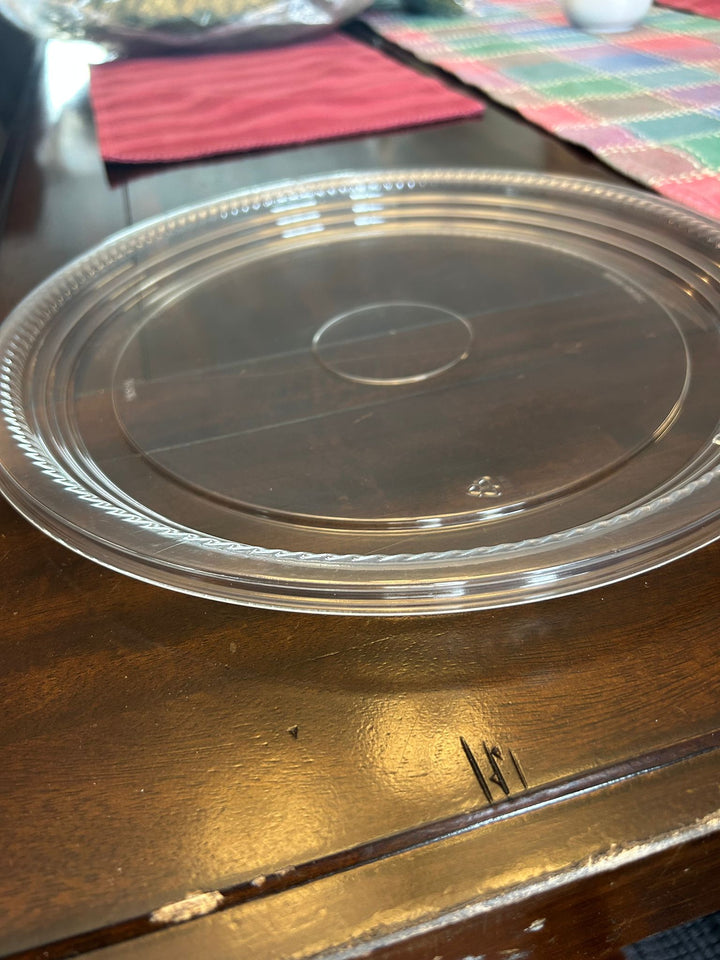 Tray Plastic Clear Cater Rnd 12 in. - 50 x 12 inches - Eco Products - Packaging and Accessories - Restaurant Supplies and Equipment - Canadian Distribution