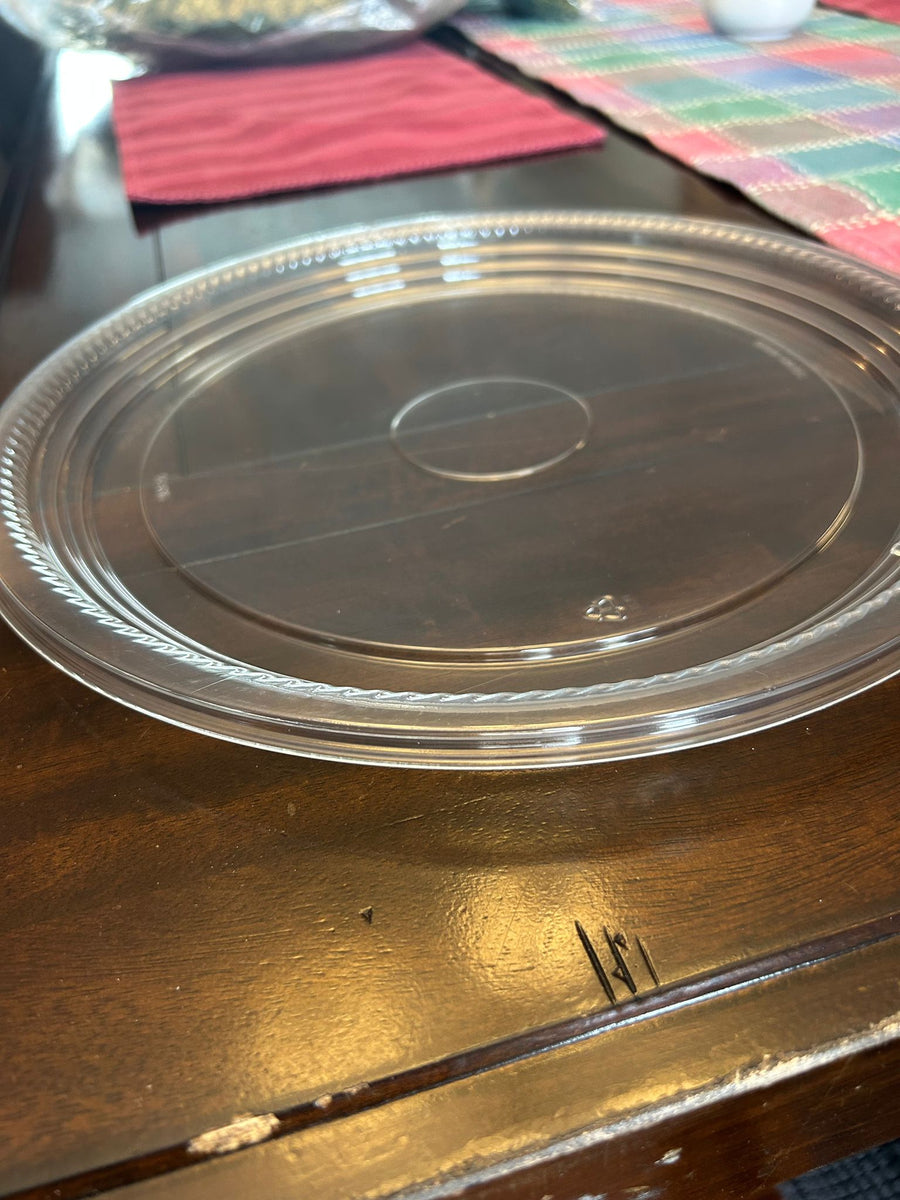 Tray Plastic Clear Cater Rnd 12 in. - 50 x 12 inches - Eco Products - Packaging and Accessories - Restaurant Supplies and Equipment - Canadian Distribution