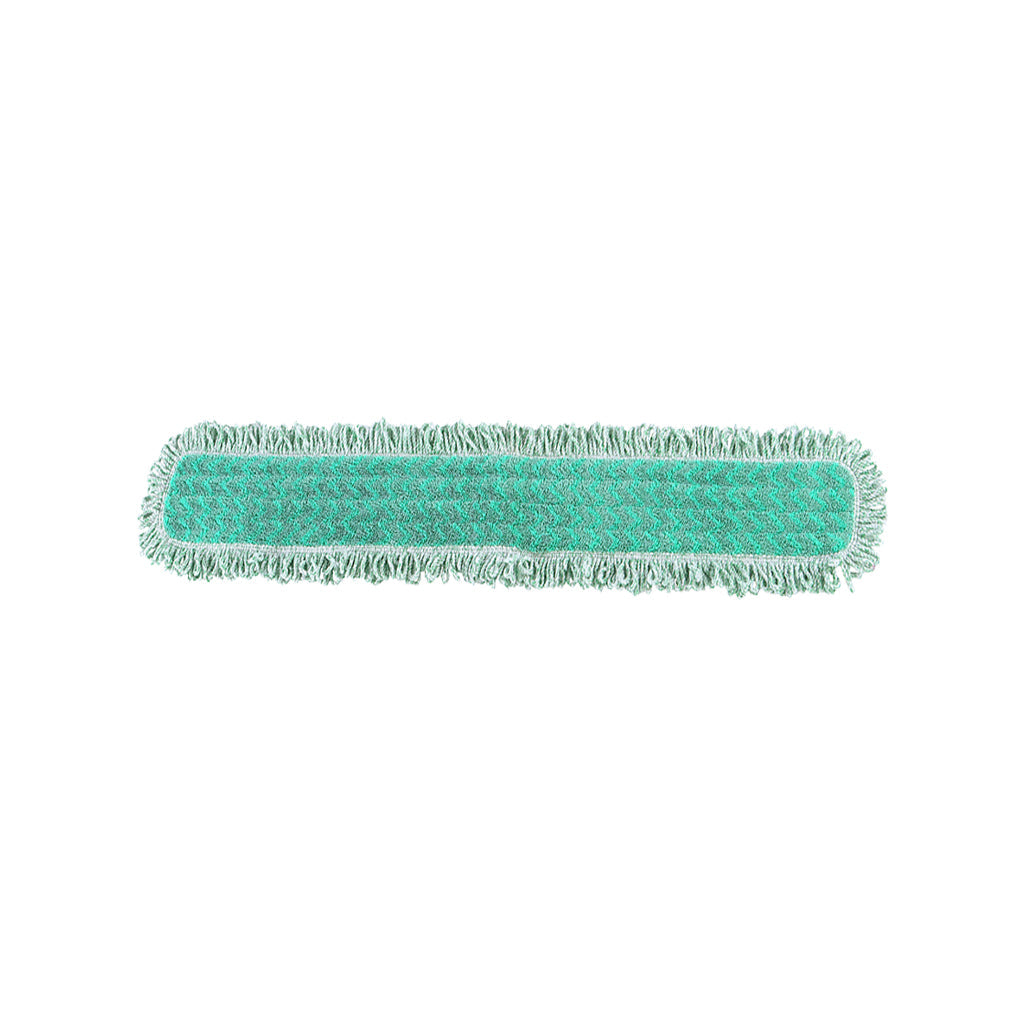 Green Microfiber Dry Pad With Fringe - Sold By The Case