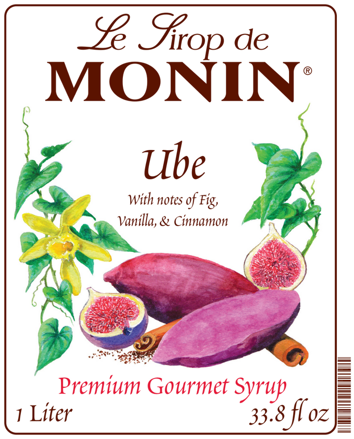 case of Ube - Monin - Premium Syrups and Flavourings - 4 x 1 L per case