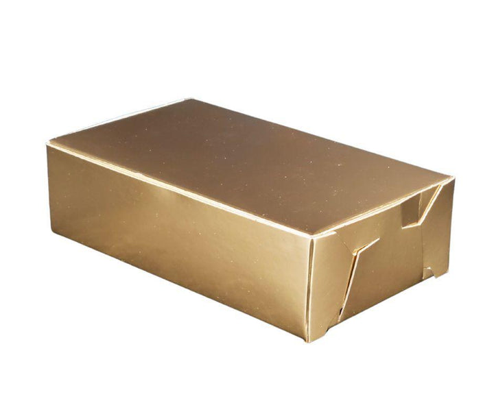Boîte à bonbons - Or - 0,23 kg - 15,9 cm x 9,5 cm x 4,4 cm