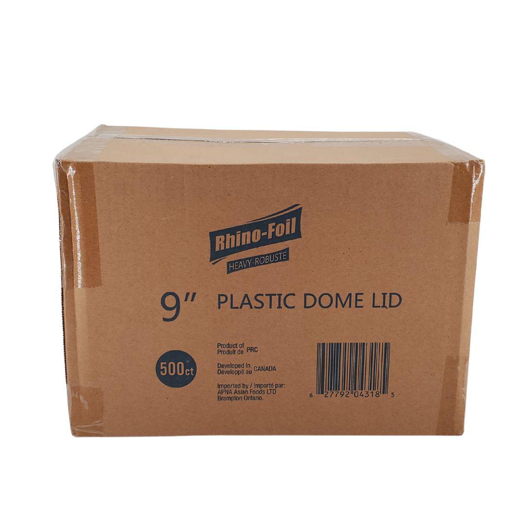 CLR - Rhino - 9" Plastic Dome Lid - R-9500DL