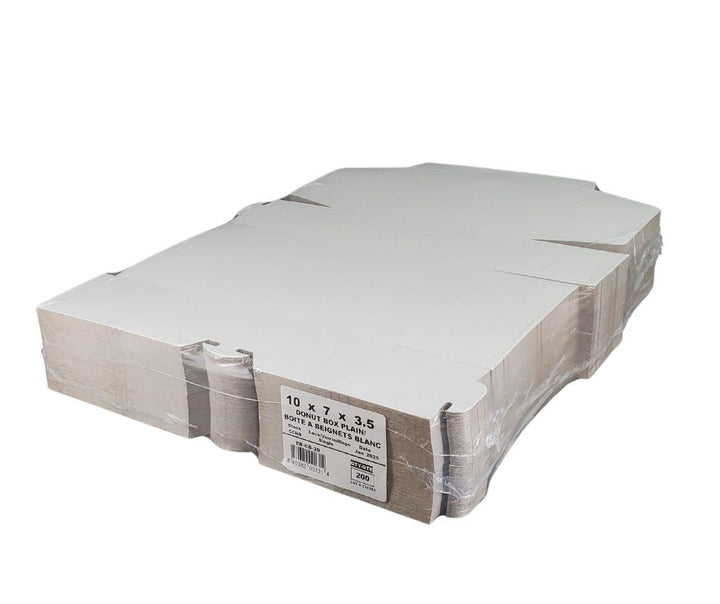 EB - Boîtes à gâteaux blanches - 10x7x3½