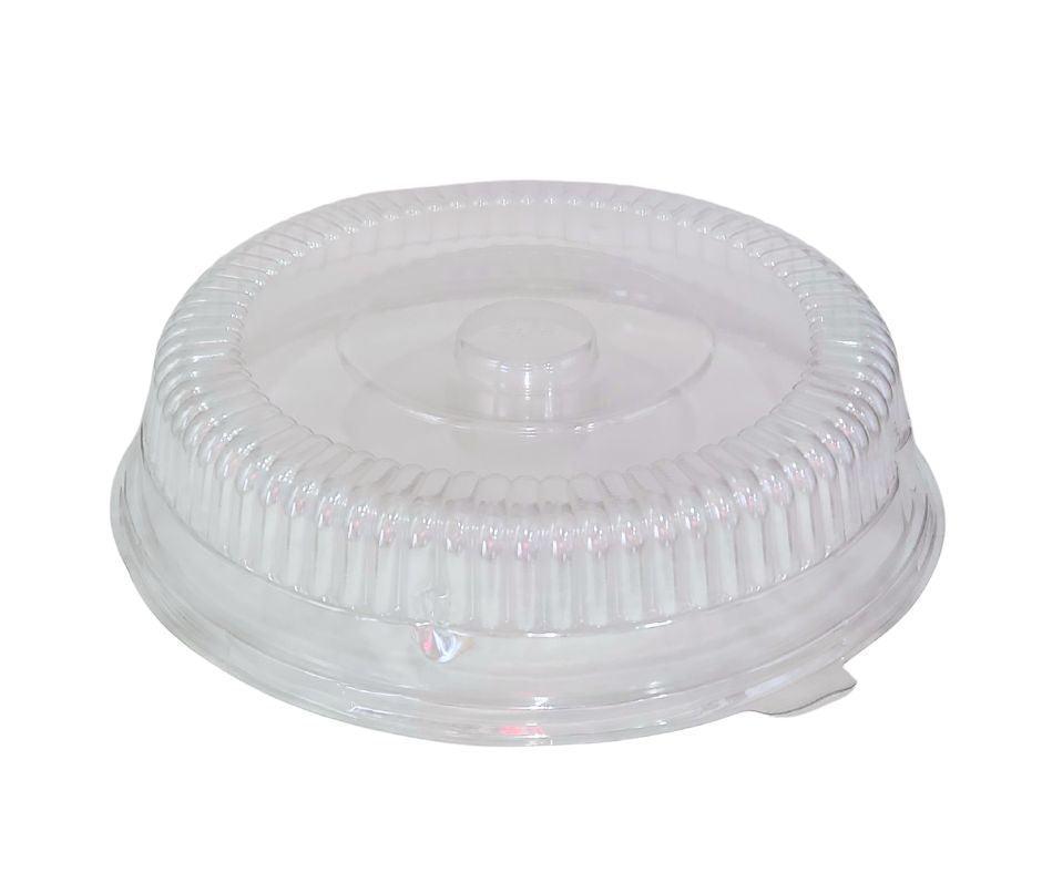 Rhino-Foil - 12" Clear Plastic Lid for Round Catering Tray - AR202R