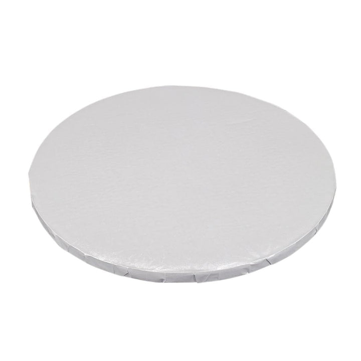 Enjay - Plateau à gâteau - Rond - Blanc - 12x1/2