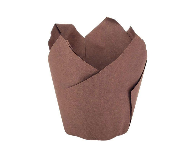 Decora - Emporte-pièces pour muffins - Tulipe - Marron chocolat