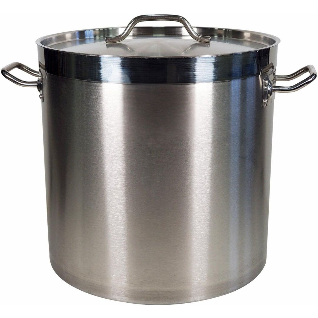 60x70cm (189L) Commercial SS Tall Pot w/2 Handles & Lid