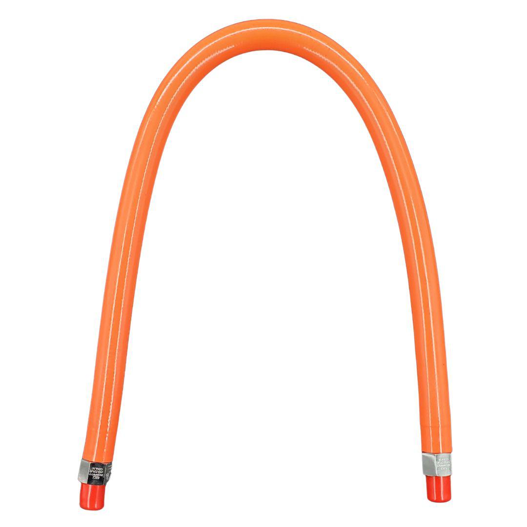 3/4" x 48" Gas Hose, S/S Braided PVC Coated GHM-034H48