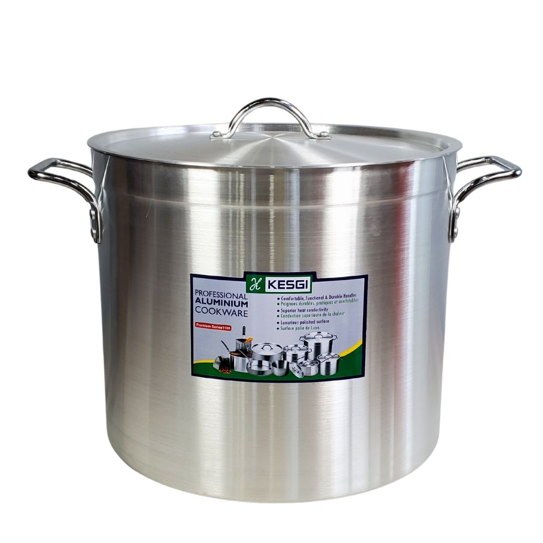 32L Stock Pot 4mm 14"x13" w/Lid