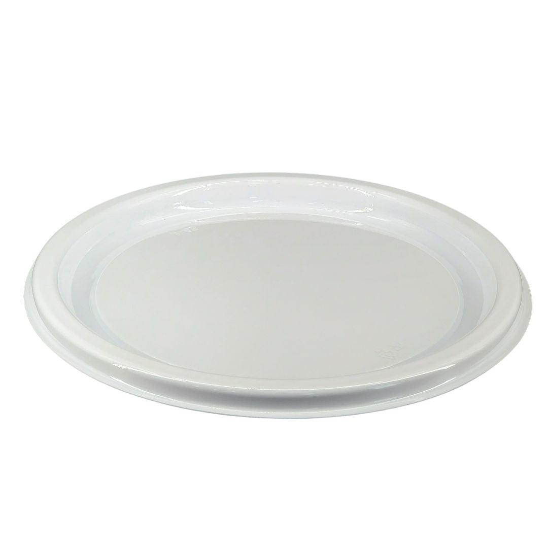 Value+ - CTP-16RBW - 16" Round Catering Tray - White PET