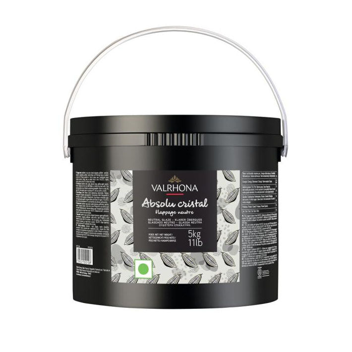 VALRHONA Absolu Cristal – Neutral Mirror Glaze for Pastry and Desserts - 5kg