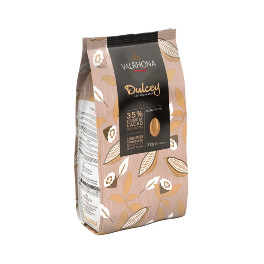 VALRHONA Dulcey 35% – Blond Chocolate Couverture - 3kg