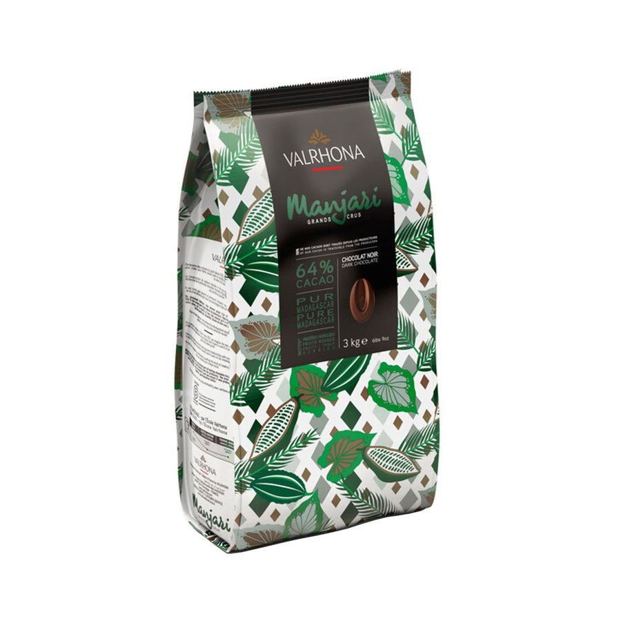 VALRHONA Manjari 64% – Dark Chocolate Couverture - 3kg