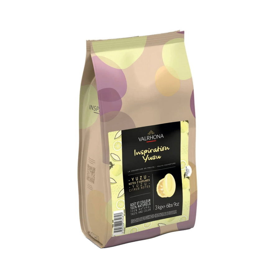 VALRHONA Yuzu Inspiration – Fruit Chocolate Couverture - 500g/3kg