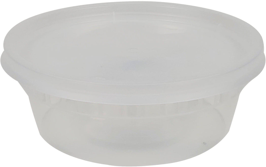 Value+ - 8oz Round Deli Container w/Lids