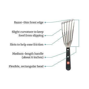 WUSTHOF Gourmet Fish Spatula/Turner, 6.5"