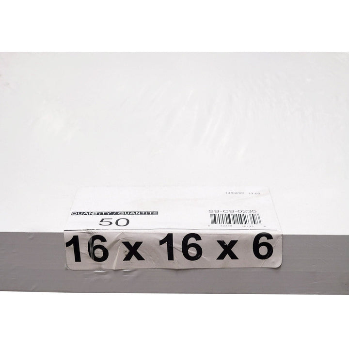 EB - Boîtes à gâteaux blanches - 16x16x6