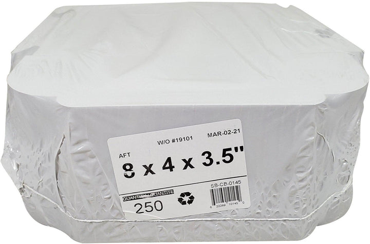 EB - Boîtes à gâteau blanches - 8x4x3½