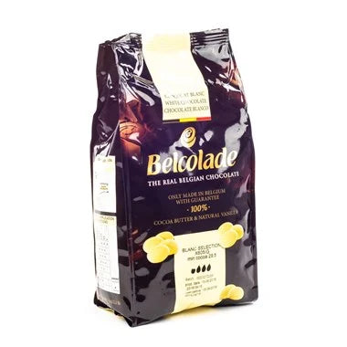 Belcolade - 30% White Chocolate Calletts (Pistole) -  8 x 1KG - Canadian Distribution