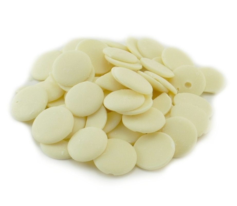 White Wafers - 25 Lbs. - Barry Callebaut - Canadian Distribution - Ships Free Within Canada on Orders Above CAD $199