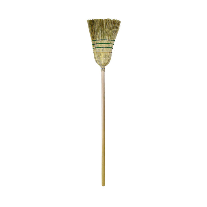 Industrial Corn Broom, 1 Wire 3 String - Sold By The Case