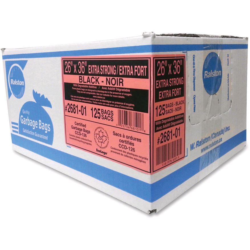 Bag Garbage Eco Perforated 26 x 36 Clear - 1 x 250 count - Ralston Purina - Packaging and Accessories - Restaurant Supplies and Equipment - Canadian Distribution