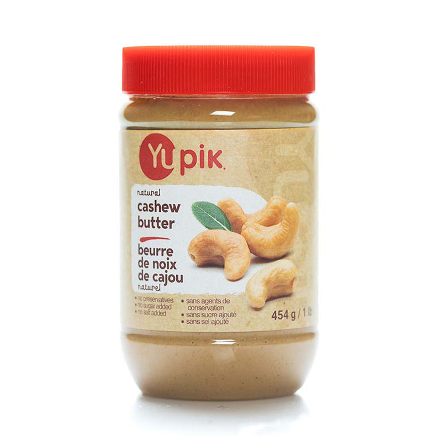 Yupik Natural Cashew Butter 8/454G - 8 X 454G Unit - Canadian Distribution - Ships Free Within Canada on Orders Above CAD $199