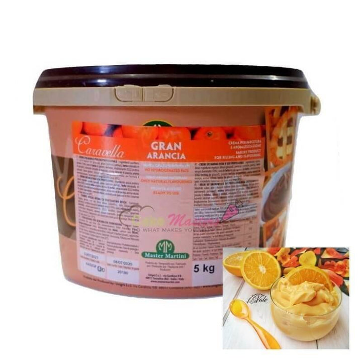 Smooth Orange Fillings - 5 KG Bucket - Master Martini Canada - Canadian Distributor