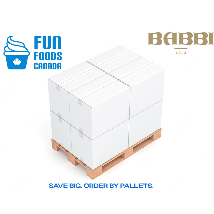 Babbi Sold By The Pallet: 48 Cases (48 x 200 = 9600 Large Wafer Cones)