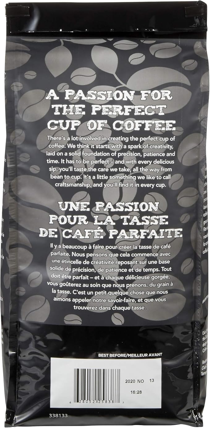 Club Coffee Craft Roasters | French Continental - Whole Bean Bag - Case of 8 x 2 LB Bags