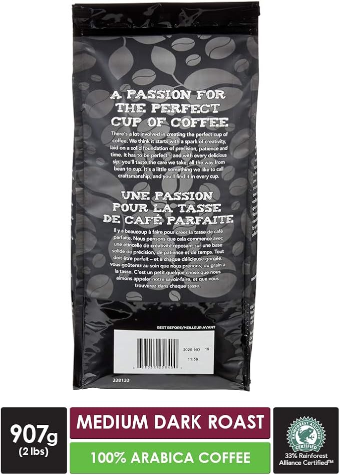 Case of Club Coffee Craft Roasters | Colombian Light Dark - Whole Bean Bag - Case of 8 x 2 LB Bags