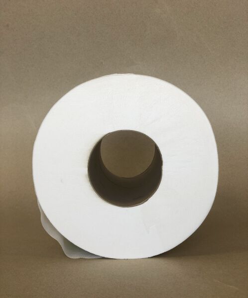 2Ply Jumbo Tissue Bathroom 3.29"x600' 12 Rolls