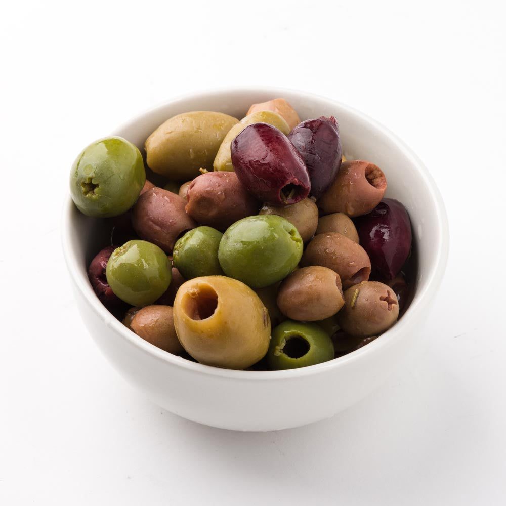 Pitted Mixed Olives - 5 kg Case - CW Canada - Canadian Distribution