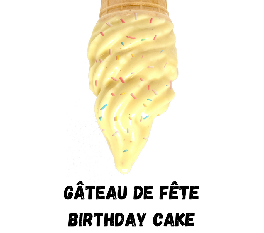 Belgian Birthday Cake Cone Dip - Case of 6 x 1KG - Canadian Distribution