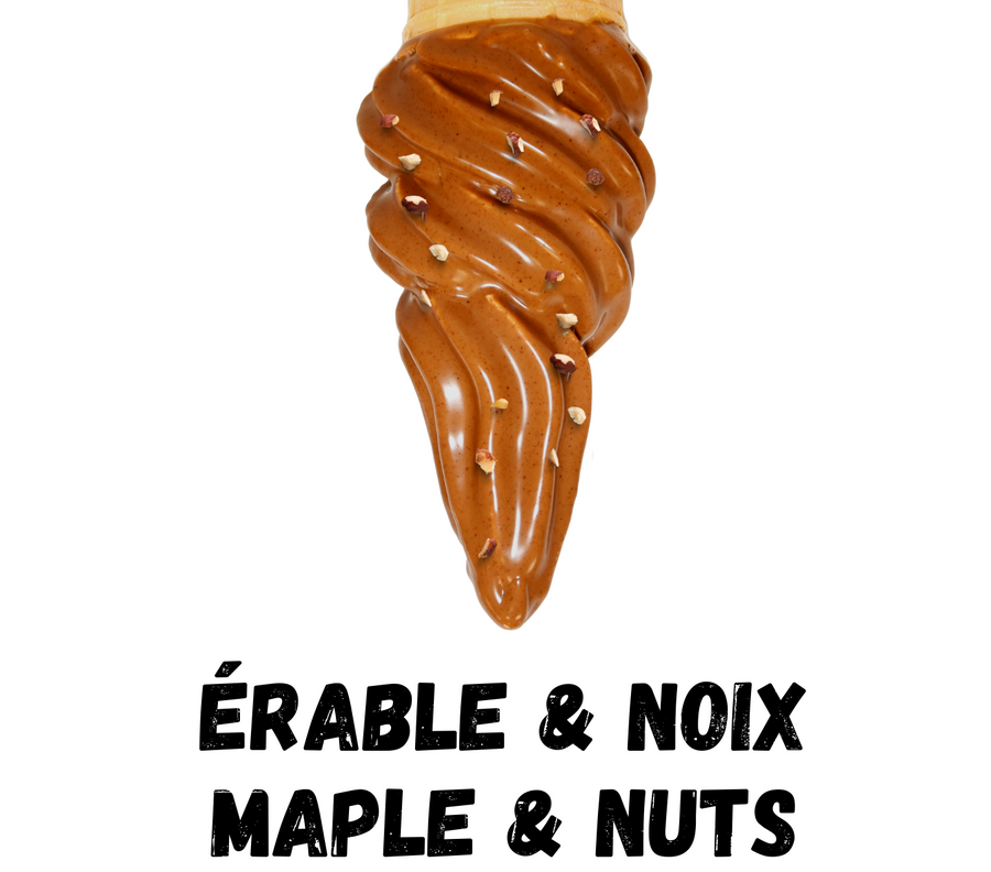 Belgian Maple & Nuts Cone Dip - Case of 6 x 1KG - Canadian Distribution
