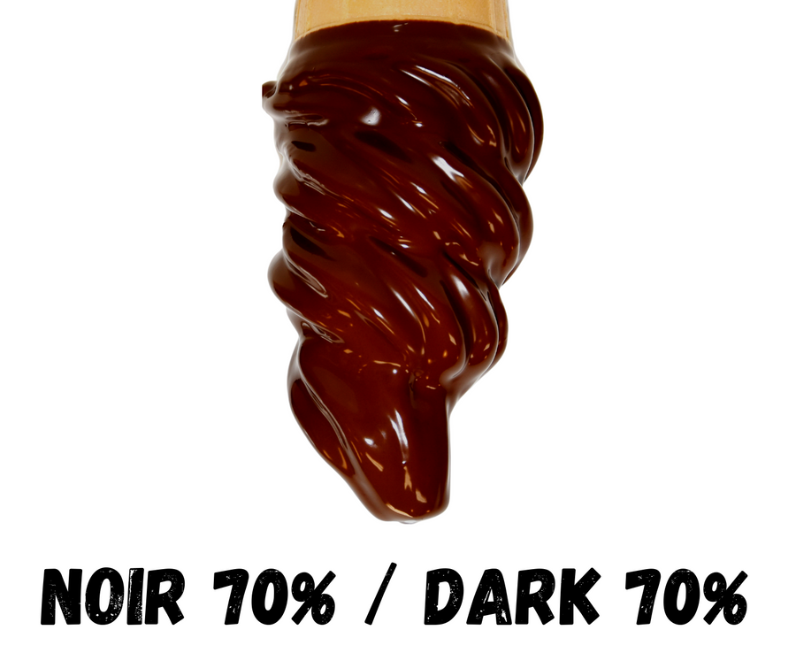 Belgian Dark 70% Cone Dip - Case of 6 x 1KG - Canadian Distribution