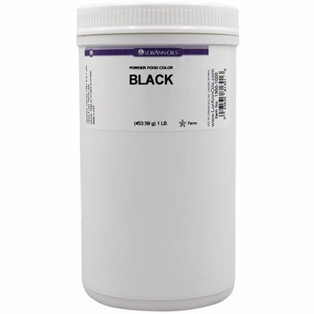 black color powder from LorAnn - fun foods canada