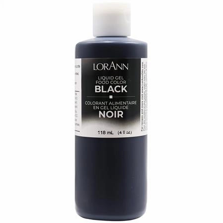 4 oz black liquid gel food coloring