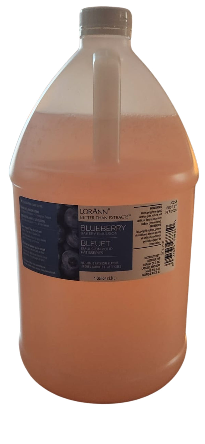 Blueberry Bakery Emulsion (No Added Color) - 4 oz. - 16 oz. - 1 Gallon - 5 Gallons - Bakery Emulsions Canada - Ships Free Within Canada on Orders Above CAD $199