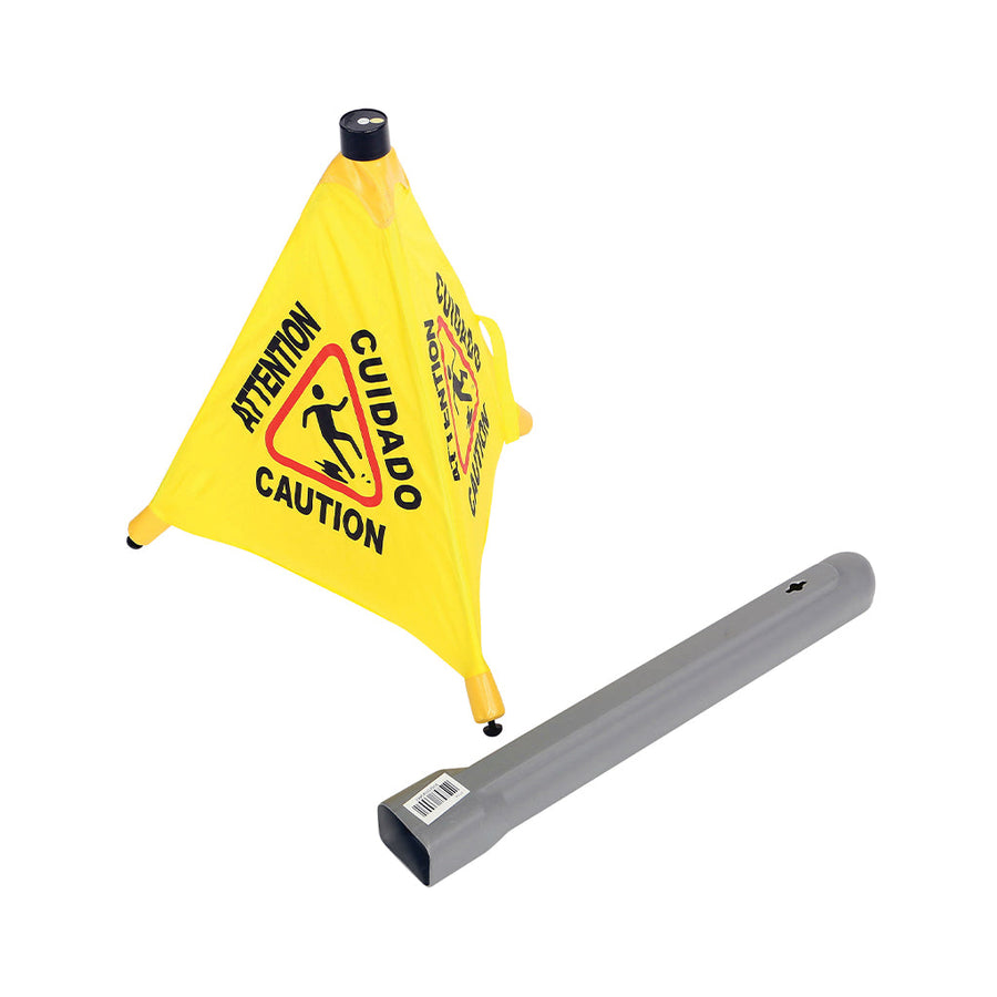 Pop-Up Safety Cone With Storage Tube