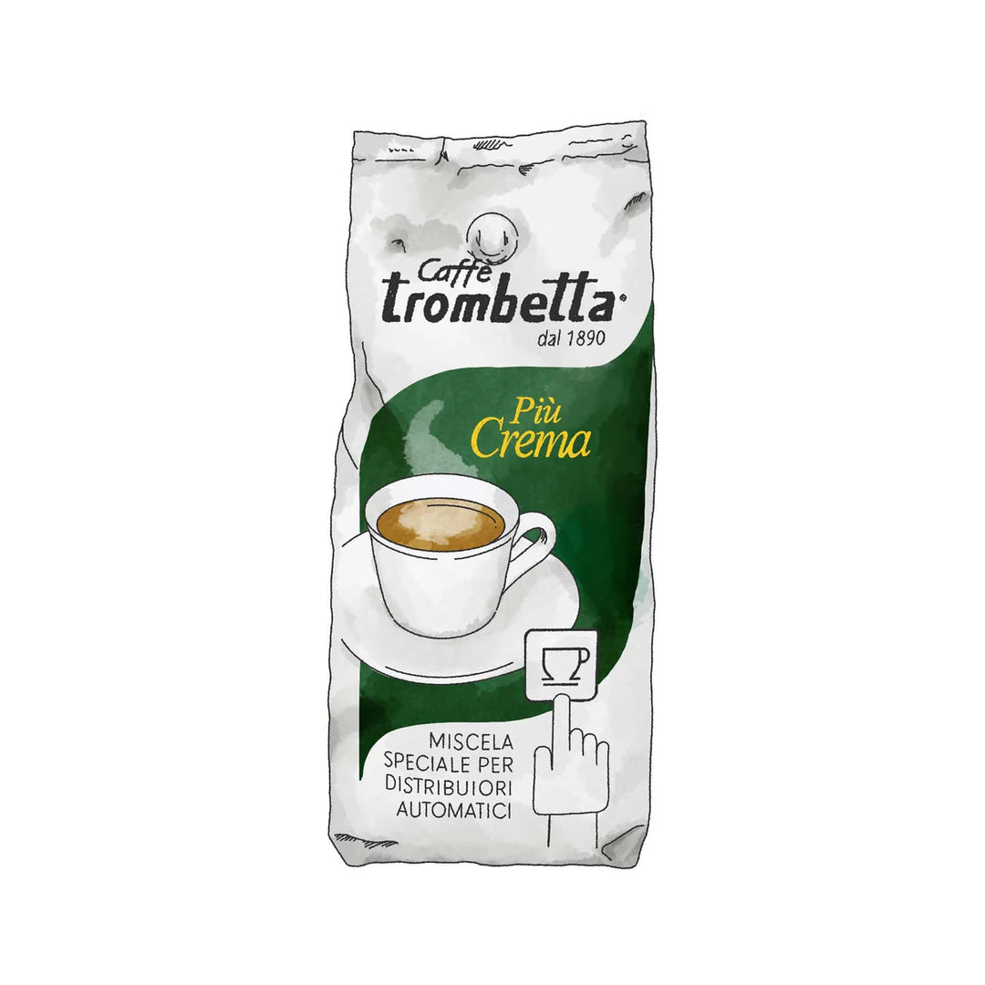 Trombetta Caffe Cream Beans – 6 x 1kg packs - Canadian Distribution