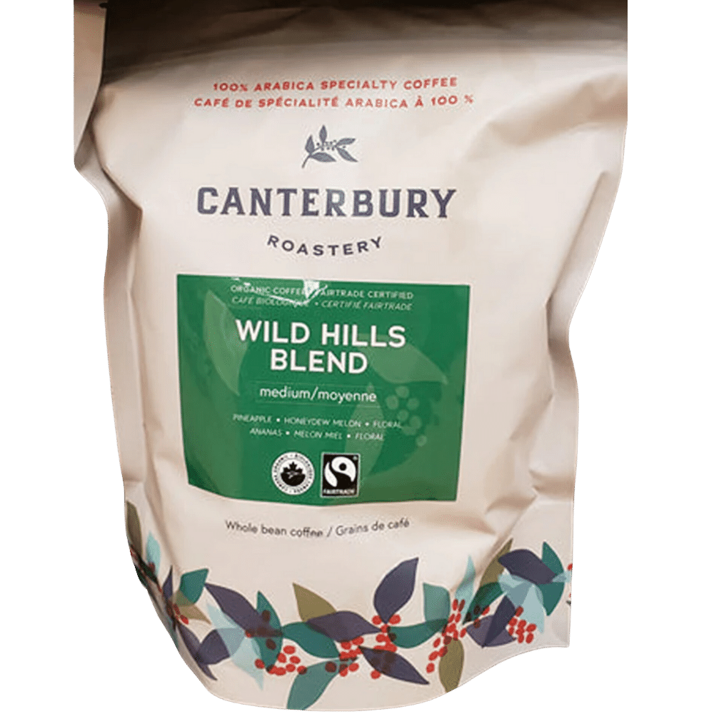 Canterbury Roastery - Wild Hills Blend | Medium Roast - Certified Fairtrade Organic