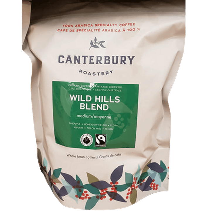 Canterbury Roastery - Wild Hills Blend | Medium Roast - Certified Fairtrade Organic